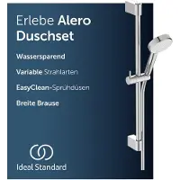 Ideal standard Alero RENO Brausekombination mit Stange, wassersparend – Chrom