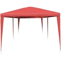 vidaXL "im Sonderangebot" Partyzelt 1PC - Zeitloses Design - Pavillon wasserdicht stabil - Rot 600x300x255cm PE und Stahl - Pavillons & Partyzelte design 2026 937338