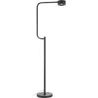 Markslöjd Hugo LED-Stehleuchte, schwarz, Eisen, Höhe 130 cm, dim. - , Hugo, dimmbar, Schwarz, für Arbeitszimmer / Büro, Metall
