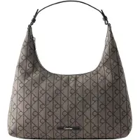 Calvin Klein Handtasche Emblem Jacquard LV04F3635G Khakifarben