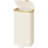 Songmics Wäschekorb mit Deckel, Wäschesammler, Wäschetruhe LCBB35531WD01