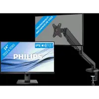 Philips 242B1G/00 + BlueBuilt Monitorhalterung Mechanische Feder für 1 Monitor