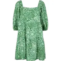 Apricot Minikleid "Mini-Kleid" mit Blumenprint und Stufen