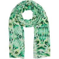 StyleBREAKER Schal "Schal Batik Muster Metallic Streifen" 1 Stk.