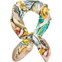 StyleBREAKER Modetuch "Halstuch Palmen Muster Popart Style" 1 Stk.