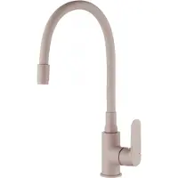 Invena Joga Plus Küchenspültischarmatur mit flexiblem Auslauf, Farbe Beige