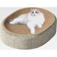 Markenlos Kratzbrett für Katzen, Sisal-Kratznest für Katzen, Korb, verschleißfest, ideal für den Innenbereich, tägliches Kratzen, Erholung