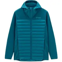Berghaus Vaskye Hooded Hybrid Jacket Adult Male Northern Storm (DkBLU, blue), Größe 3XL (60), 4A001883003,