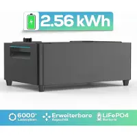 SUNNIVA Speicher MARSTEK Jupiter C + Plus Erweiterungsakku Solarspeicher 2,56kWh LiFePO4 Solarakku für PV Systeme Balkonkraftwerk 6000 Zyklen, WIFI uBluetooth