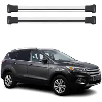 Omtec Dachträger Grundtäger für Ford Kuga II 2012-2019 75kg Aluminium Silber 2 tlg