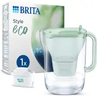 Brita Wasserfilter Style eco 128012 2,4l inkl. MX PRO hellgrün Packung mit 4 Stück