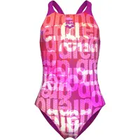 Arena Kinder Schwimmanzug GIRL'S MULTI COLOURS SWIMSUIT V BACK