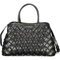 Mario Valentino Nero Polyurethan Damenhandtasche