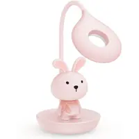 Luxus Europe - Nachtlampe Kinderzimmer Bunny Mini Rosa - Kabelloses LED-Nachtlicht für Kinder – USB-C wiederaufladbar