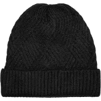 StyleBREAKER Strickmütze "Strickmütze mit Rauten Rippmuster" 1 Stk.