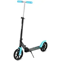 Northix Schwarzer Tretroller, faltbar, leichtes Design