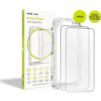 Mobile Origin EasyGlass with Applicator iPhone 16 Pro Max/17 Pro Max, 2 pack