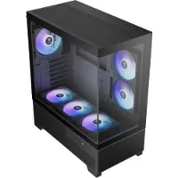 Gamdias Boitier Moyen Tour ATX Aura GC12 RGB avec panneau vitré (Noir)