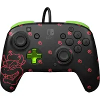 PDP REMATCH GLOW Wired Controller Bowser Nintendo Switch