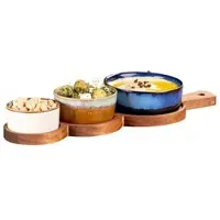 Moritz und Moritz Moritz & Servierschalenset 3-tlg. - B/H/T ca. 35.00x5.00x11.00