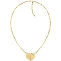 Tommy Hilfiger - Charming Bold Hearts Gold Plated Steel Necklace 2780927