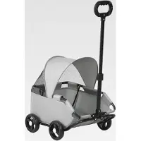 Markenlos Katzenkinderwagen – Zusammenklappbarer Tierwagen, Robuster Träger für Kätzchen und Welpen bis 7 kg | Tragbarer Outdoor-bugy für Abenteuer, Spaziergänge, Parks und Einkaufszentren