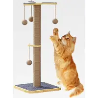 Markenlos Großer Für Katzen,Kratztonne Mit Sisal | Spielzeug Möbelschoner Haustierzubehör Für Wohnungskatzen Wandschutz Tür Teppich