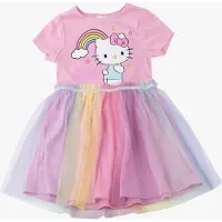 Hello Kitty Kleid, Rosa, 140-146