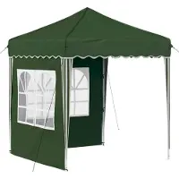vidaXL Pop-up Partyzelt 195 x 195 x 245 cm Grün Oxford-Stoff