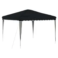 Syfax Pop-up Partyzelt 288 x 288 x 245 cm Anthrazit Oxford-Stoff