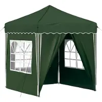 Syfax Pop-up Partyzelt 195 x 195 x 245 cm Grün Oxford-Stoff