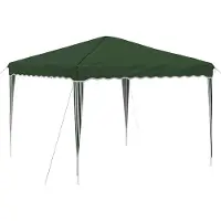 Syfax Pop-up Partyzelt 288 x 288 x 245 cm Grün Oxford-Stoff