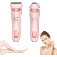 Kuny Haarentfernungsgerät Damen, Sanft & Hautfreundlich, Lady Shaver Nass Trocken Elektrisch, Damenrasierer für Empfindliche Haut, Gesicht Bikinizone Beine