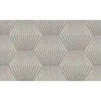 Living Walls 3D-Tapete "Titanium" 3D-Optik geometrisch grafisch leicht strukturiert Geometrisch Tapete 3D Effekt Tapeten Wohnzimmer Schlafzimmer Küche