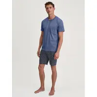 Calida Shorty "Relax Imprint 2" 2 tlg. kurzarm, Rundhals, Brusttasche