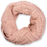 StyleBREAKER Strickschal "Strick Loop mit Gitter und Rippenmuster" 1 Stk.