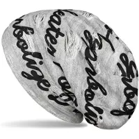 StyleBREAKER Beanie "Beanie mit Sprüche Print und Rissen" 1 Stk.