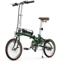 StarTech.com Faltbares E-Bike - OT02 - Bürstenloser 250 W Motor - Akku 36 V 5,2 Ah - Reichweite 10–30 km - Geschwindigkeit bis 25 km/h - Räder 40,6 cm - Grün