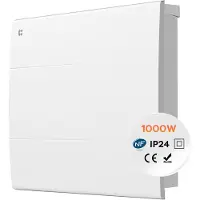 CIARRA Elektro-Heizkörper Keramik-heizkörper Heizung Thermostat mit PID 1000 W 10 m² CBHT10E