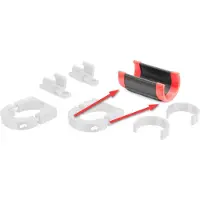 NetDan 4x Schutzgummis für -Halterung für U-Schloss OnGuard Neon 8154, 8153