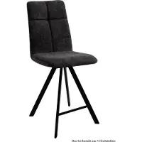 58 aufm Kessel Thekenstuhl drehbar (4er-Set) Drucill 47x109x60 Schwarz/Anthrazit