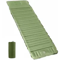 Slyrun Isomatte Selbstaufblasend, Doppel-Lagen Nylon, TPU Beschichtung, Robust & Komfortabel, Ideal für Camping, Wandern und Reisen