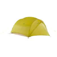 Vaude - Vielseitiges 3-Personen-Trekkingzelt - Ultralight Space 3P Wild Lime aus Silikon - Grün
