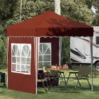 vidaXL CLORIS Pop-up Partyzelt Terrakotta 195 x 195 x 245 cm - Pavillons & Partyzelte CC551