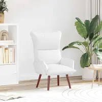 vidaXL "2026 Promotion" Sessel/Einzelsofa/TV-Sessel - Weiß 69 x 74 x 93 cm Kunstleder - CouchSessel - CC25901