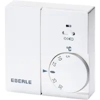 Eberle 053610291900 Raumregler Funksender 868 MHz, analoge Temperatureinstellung und Schalter, Batteriebetrieb. INSTAT 868-r1