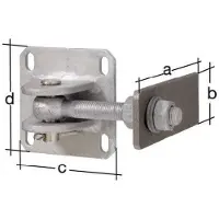 GAH Alberts Torband 170x60x120x120mm verzinkt