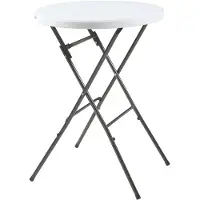 Helloshop26 Hoch Tisch - - 03_0011084 - Klappbar - Wetterfest - HDPE Platte 80x110 cm