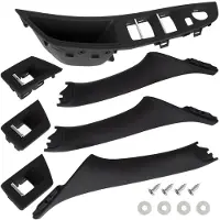 M MODECAR BMW 5er F10 F11 (09-17) Satz Türgriffe innen, vorne und hinten, 7-teilig, schwarz, 1-Loch