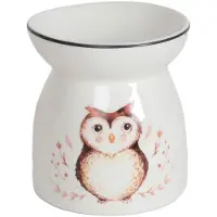 Woodbridge Duftlampe ''Owl'' in Weiß/ Hellbraun - (L)11 cm - onesize